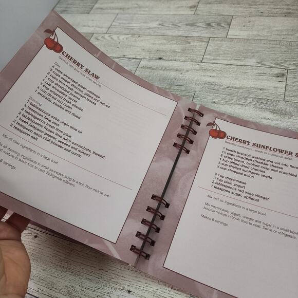 THE JOY OF‎ CHERRIES Cookbook by Theresa Millang Taste-Topping Fruit 2006 Spiral - Picture 4 of 15